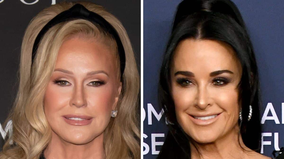 Kathy Hilton and Kyle Richards on the red carpet.