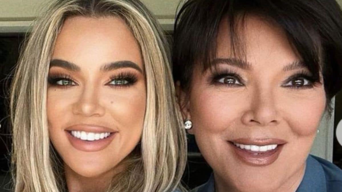 Khloe and Kris are all smiles at family event.