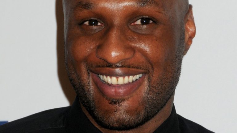 Lamar Odom on the red carpet