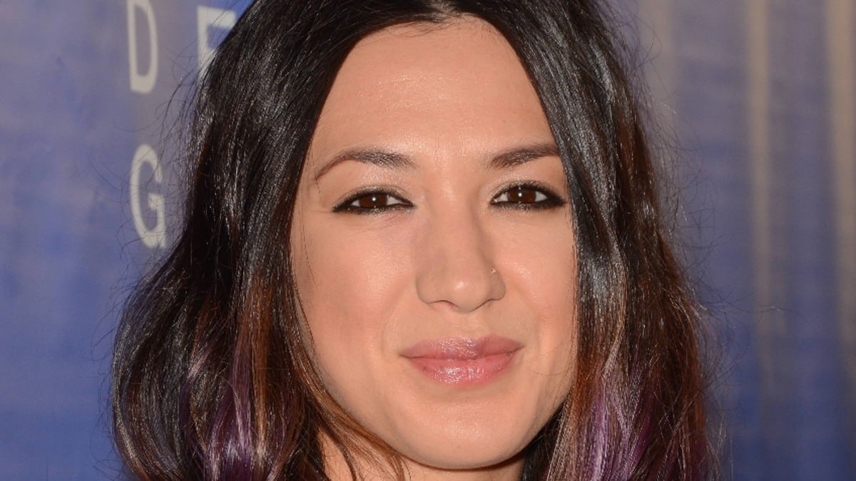 Close up of Michelle Branch on the red carpet