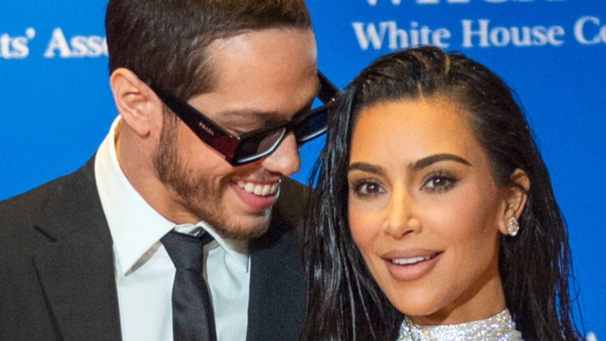 Pete Davidson and Kim Kardashian