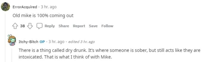 Haters criticize Mike.