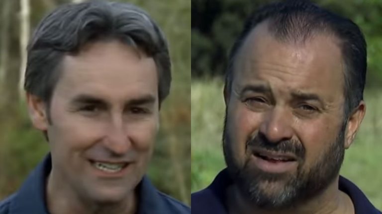 American Pickers stars Mike Wolfe and Frank Fritz.