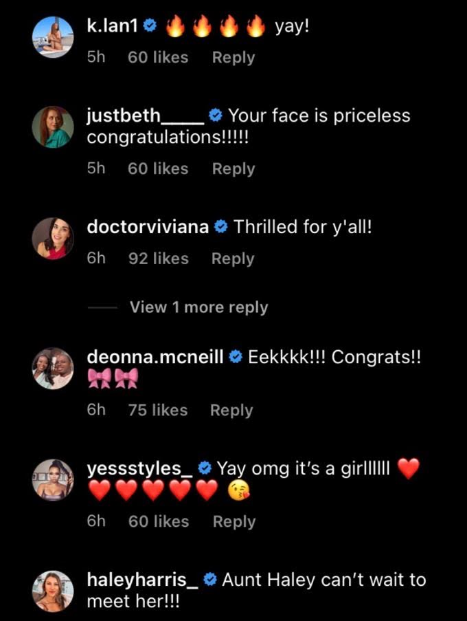 Briana Myles' comments