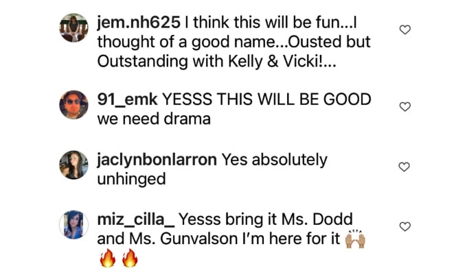 RHOC viewers comment on Kelly Dodd and Vicki Gunvalson podcast.