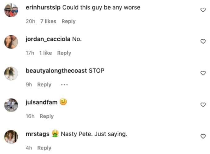Other viewers weren't so nice to Peter in their comments.