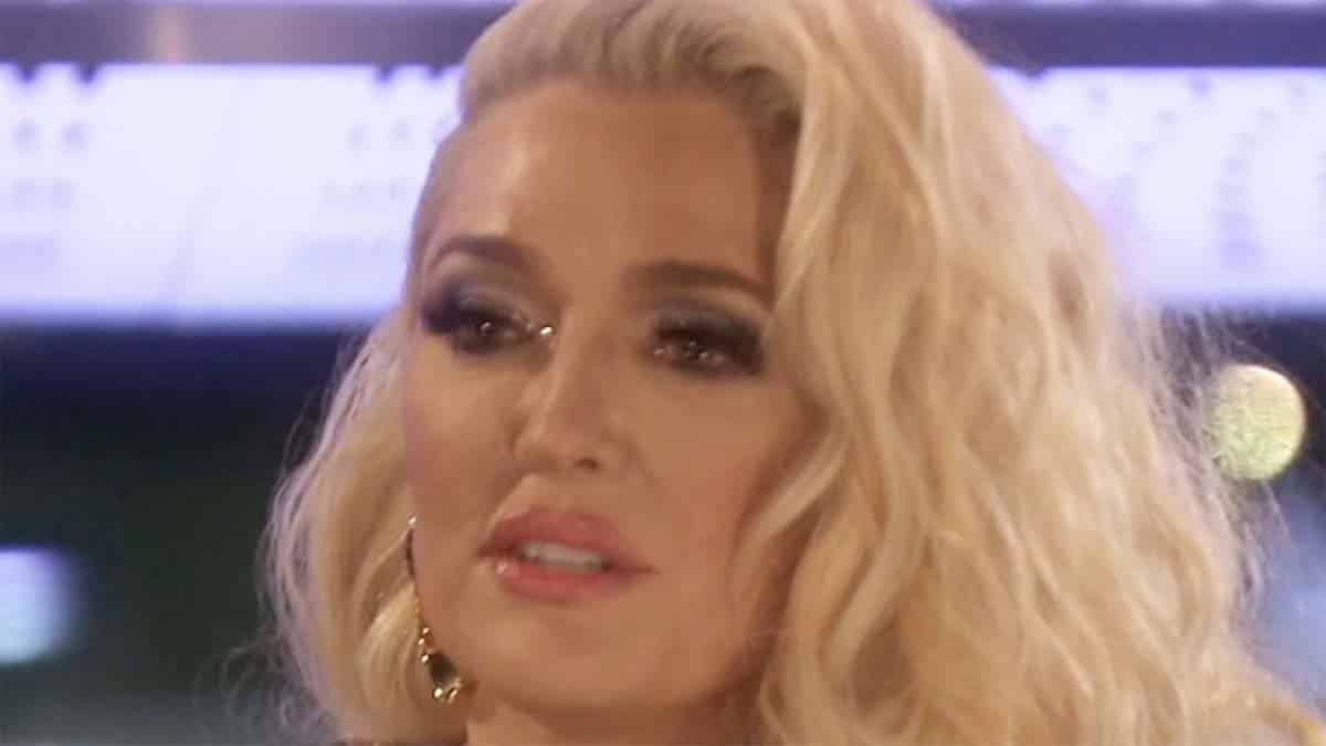 Erika Jayne gives a menacing look