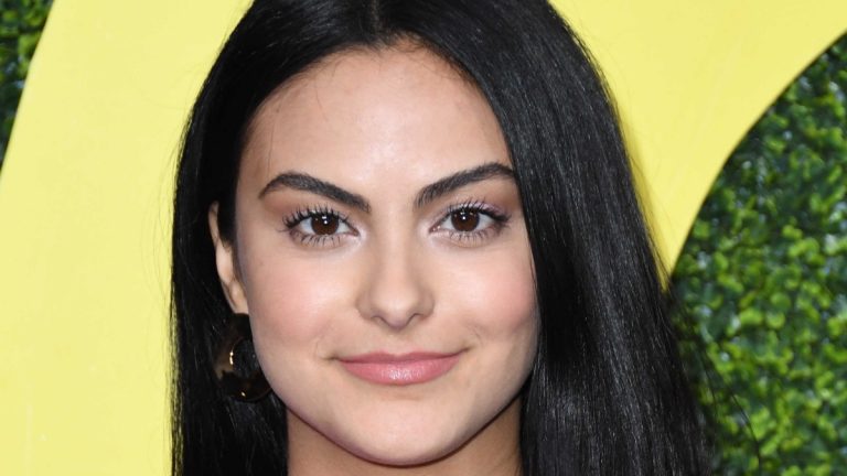 Camila Mendes smiling for the camera