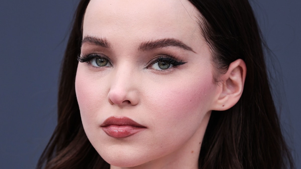 Dove Cameron's green eyes sparkle for the camera.