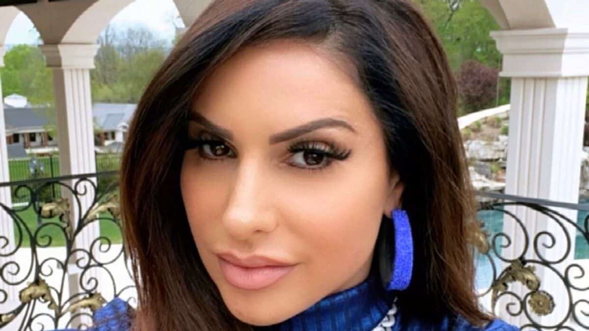 RHONJ star Jennifer Aydin wears red mini dress in photo with Teresa Giudice.