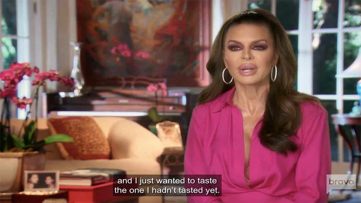 Lisa Rinna explaining she hadn't tried Kendall Jenner's tequila yet 