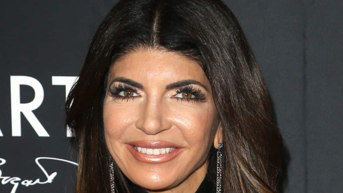 RHONJ star Teresa Giudice wears black mini dress for night out with her girls.