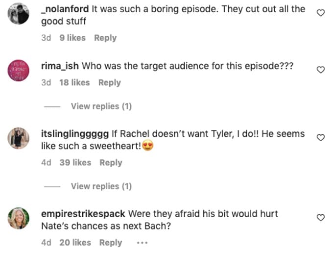 Viewers would rather see Tyler than Nate Mitchell as the next Bachelor.