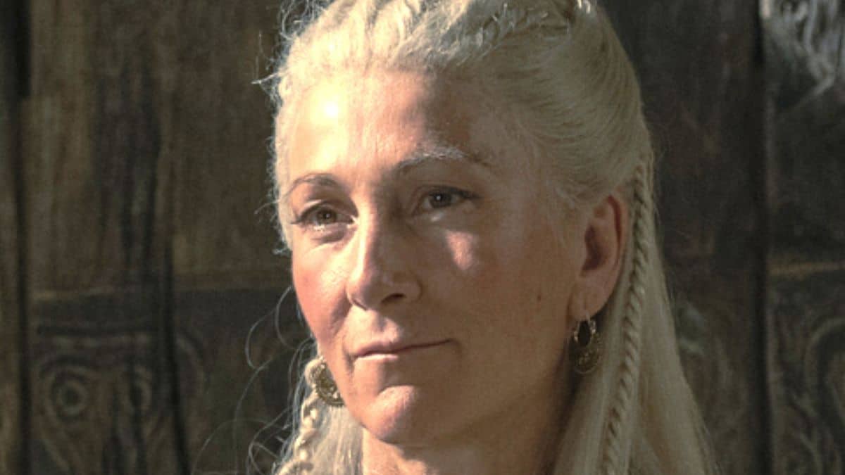 Eve Best stars as Rhaenys Targaryen, as seen in Episode 5 of HBO's House of the Dragon Season 1