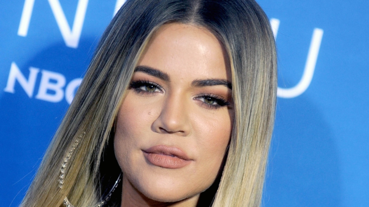 Khloe Kardashian close up