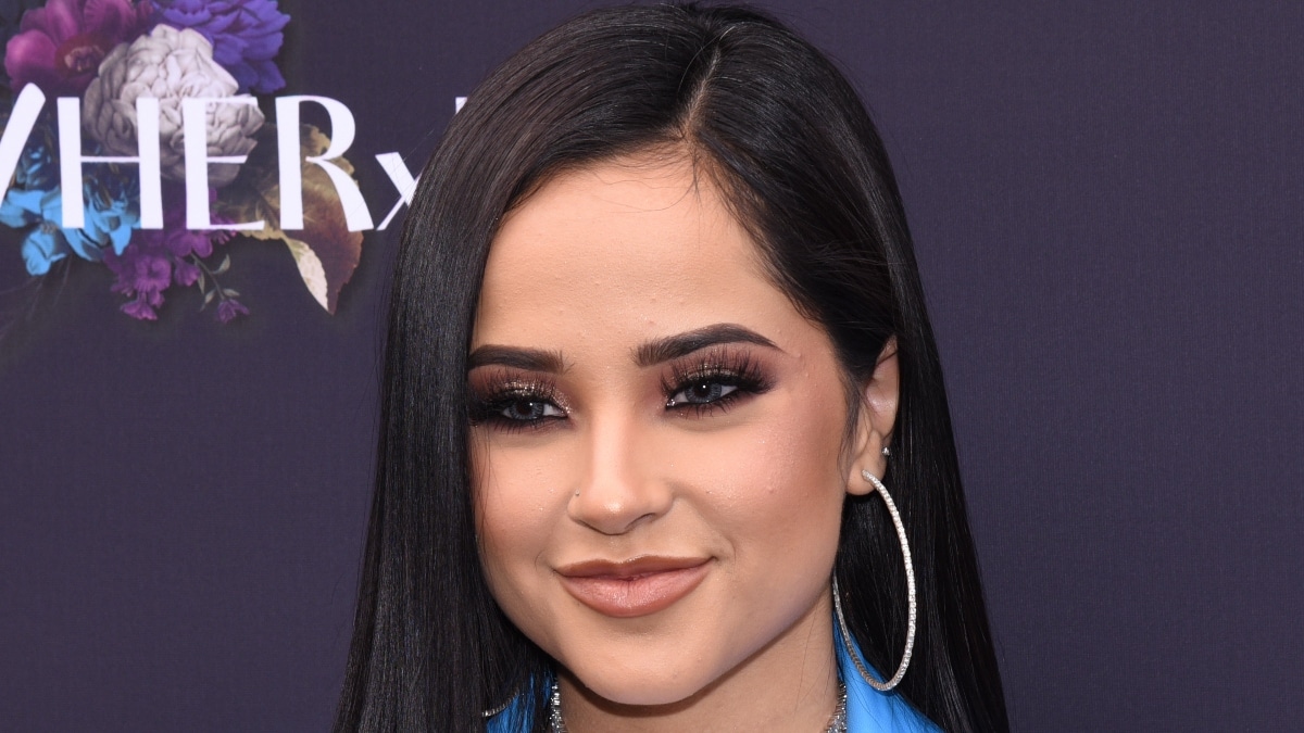 Becky G smiles for the camera
