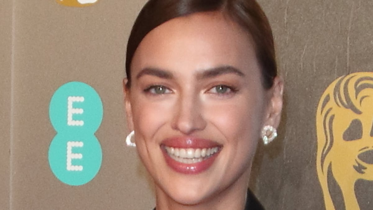 Model Irina Shayk smiles as she attends the 2019 EE British Academy Film Awards at the Royal Albert Hall in London