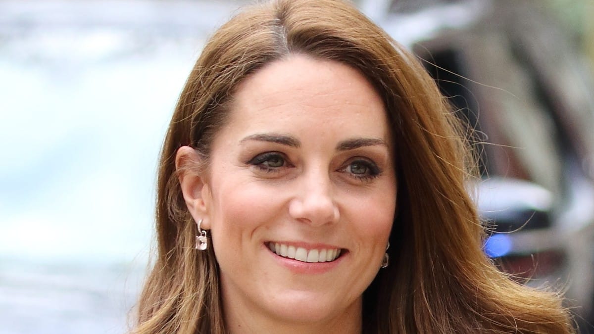 Kate smiling in the street