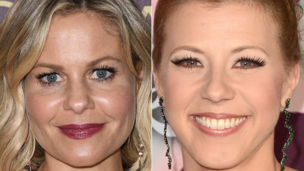 Candace Cameron Bure attends the 2018 Entertainment Weekly Pre-Emmy Party and Jodie Sweetin attends the Winter 2018 TCA Event