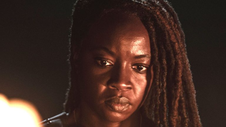 Danai Gurira stars as Michonne in the Season 11 finale of AMC's The Walking Dead