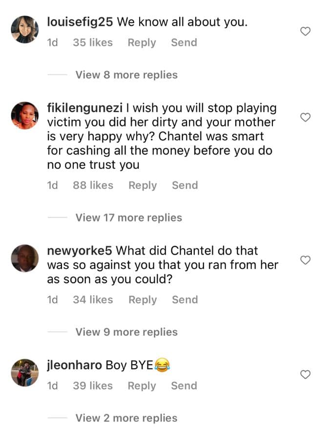Instagram comments about Pedro Jimeno
