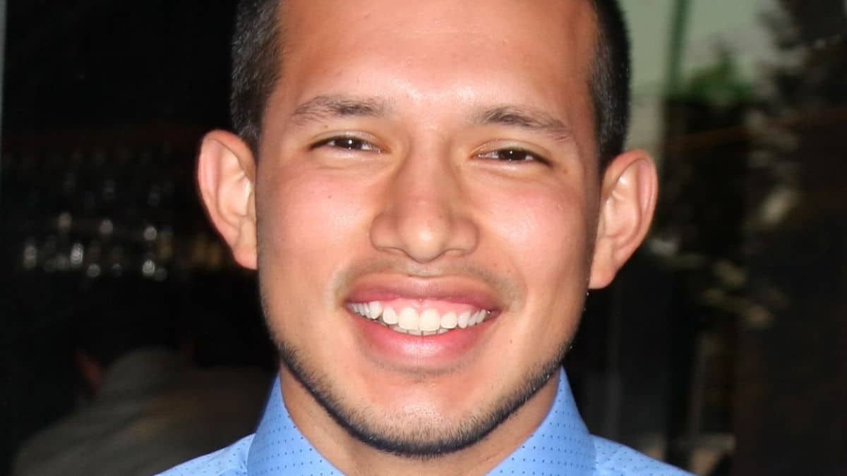 Javi Marroquin on the red carpet