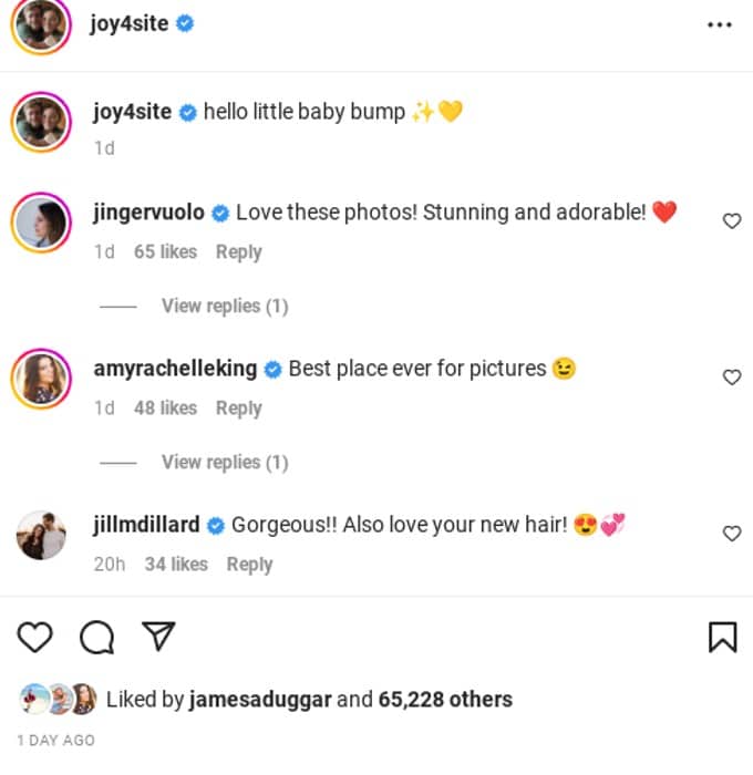 Jinger, Jill, and Amy King commented on Joy-Anna's photo.