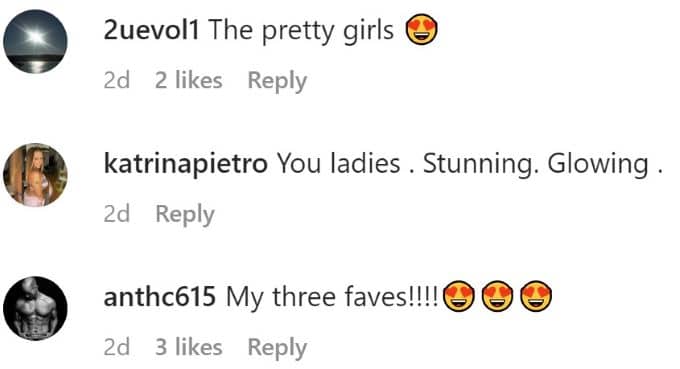 Screenshot from Scheana's IG comment section.