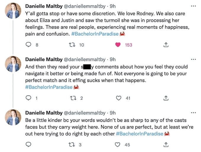 Danielle Maltby's tweets
