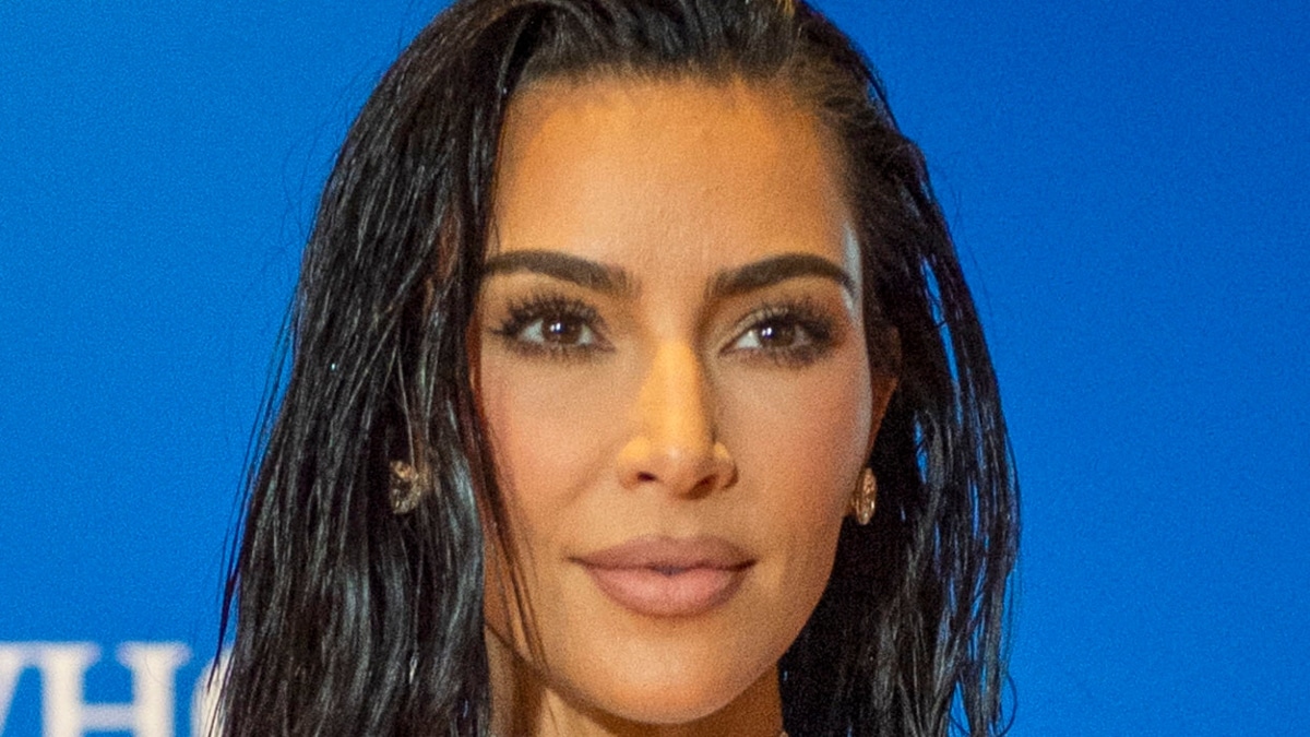 Kim Kardashian up close