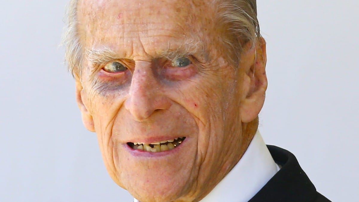 Prince Phillip smiling