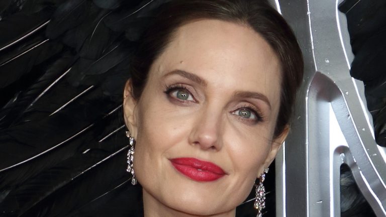 Angelina Jolie at the premiere of Maleficent: Mistress of Evil in 2019