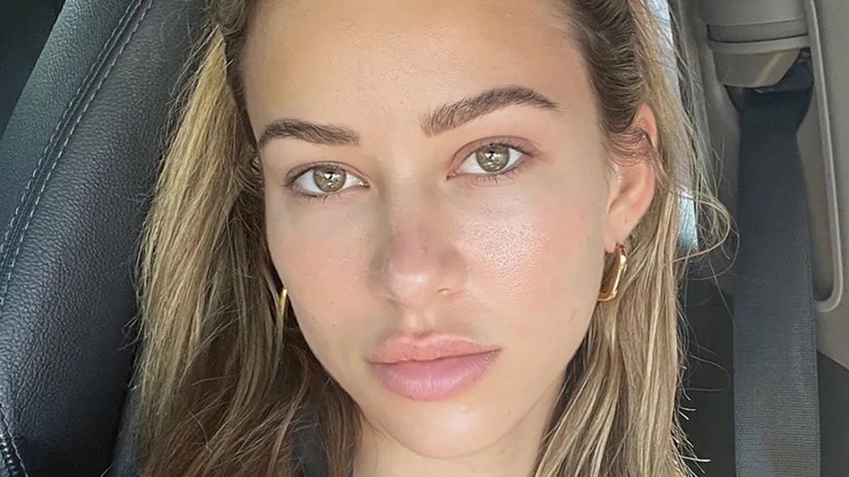 Cindy Prado shows off her natural beauty with minimal makeup.
