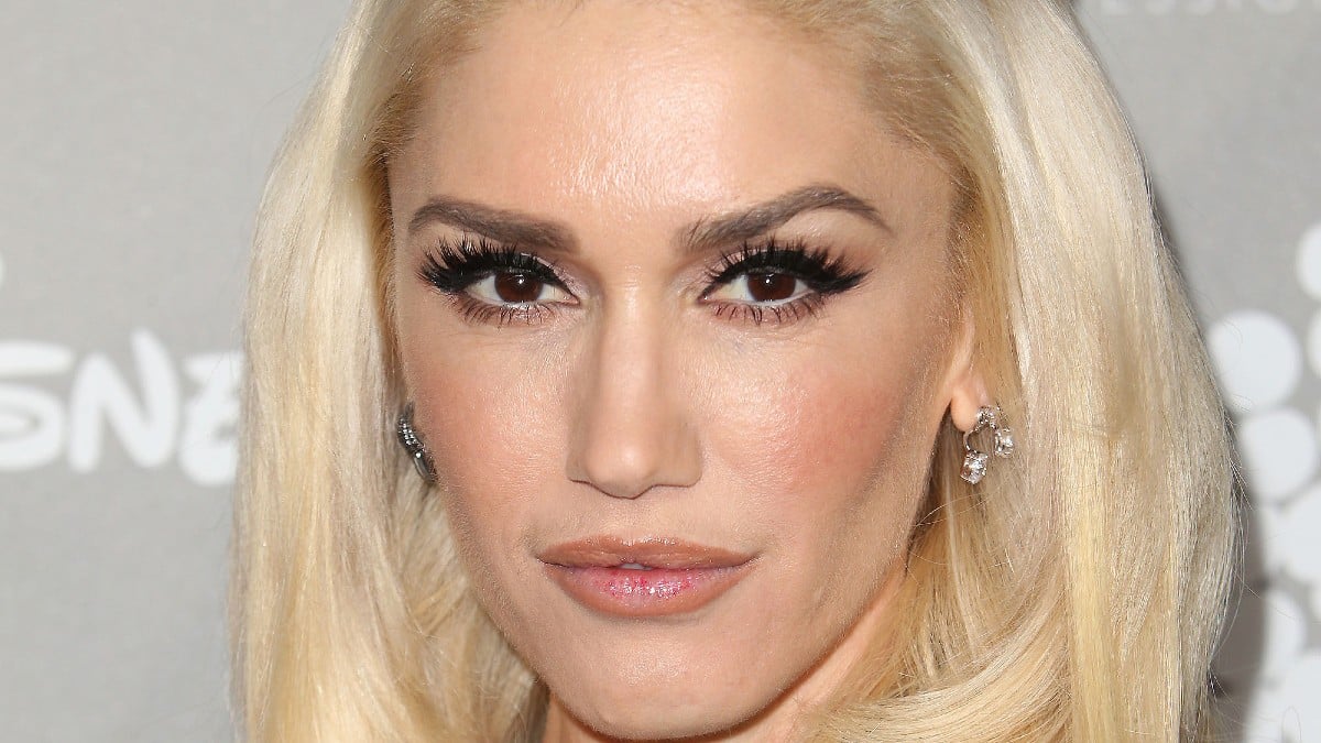 Gwen Stefani glitters in silver to have fun Christmas weekend