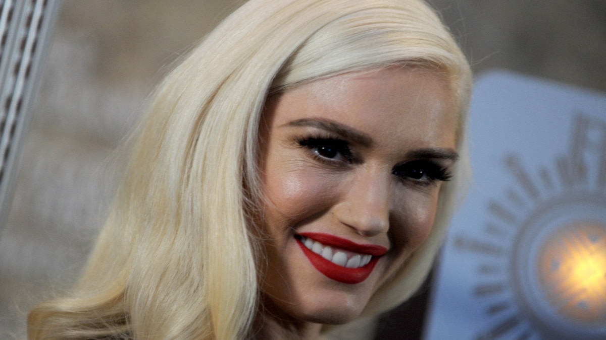A close-up photo of singer and The Voice Coach Gwen Stefani.