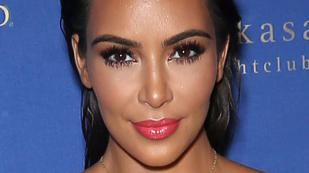 Kim Kardashian close up