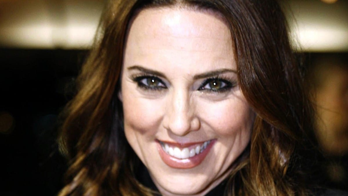 Mel C smiling for the camera