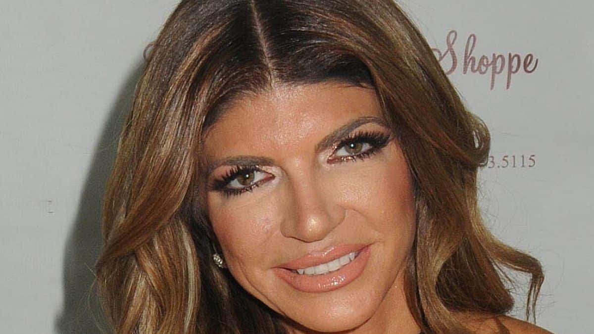 Teresa Giudice stuns in a flowy white robe to shout out Dolores Catania’s birthday