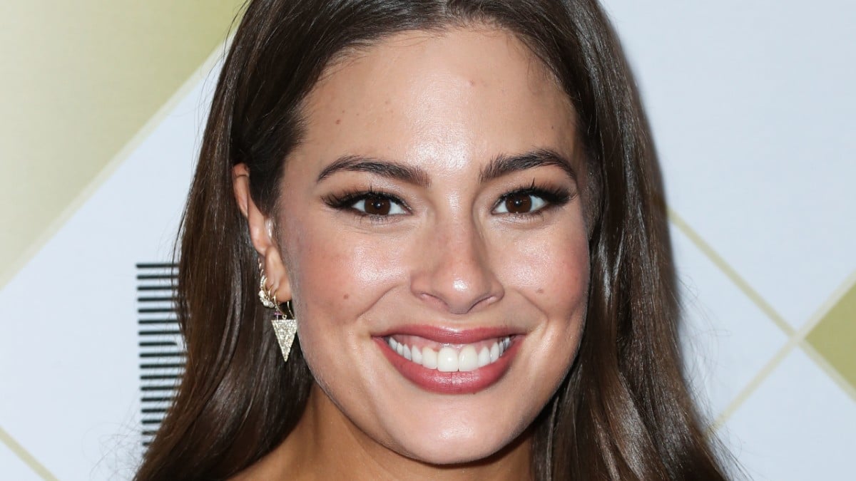 Ashley Graham poses at an event.