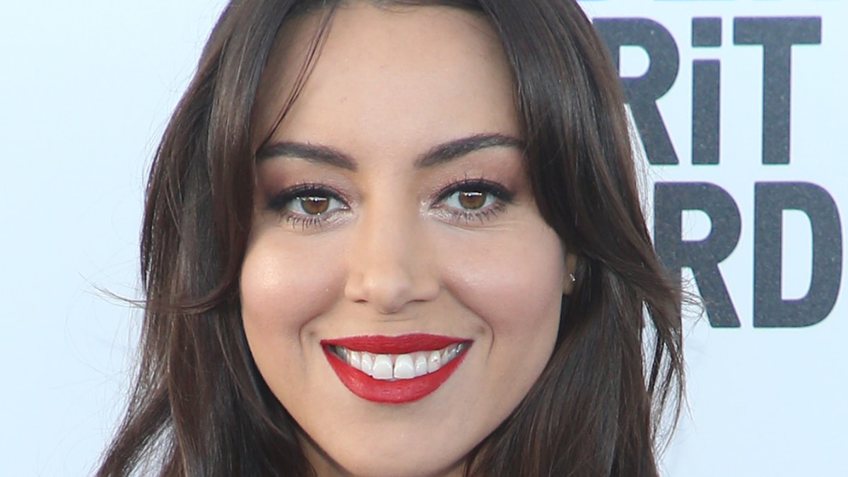 Aubrey Plaza was covered in tiny mirrors as she received praise from W magazine