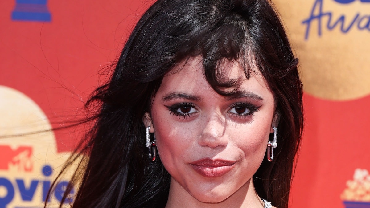 Jenna Ortega braless in white lingerie sends out angel vibes