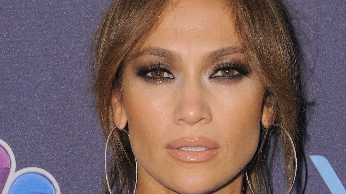 Jennifer Lopez pictured up close