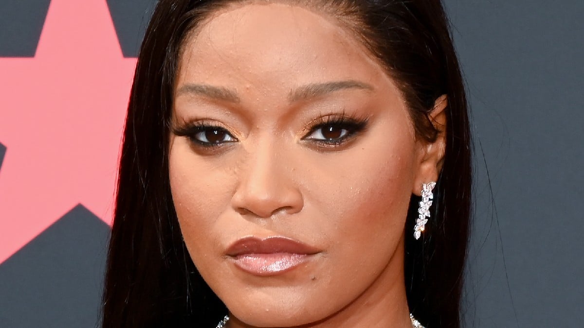 Keke Palmer stuns in animal print swimsuit to proudly show off baby bump