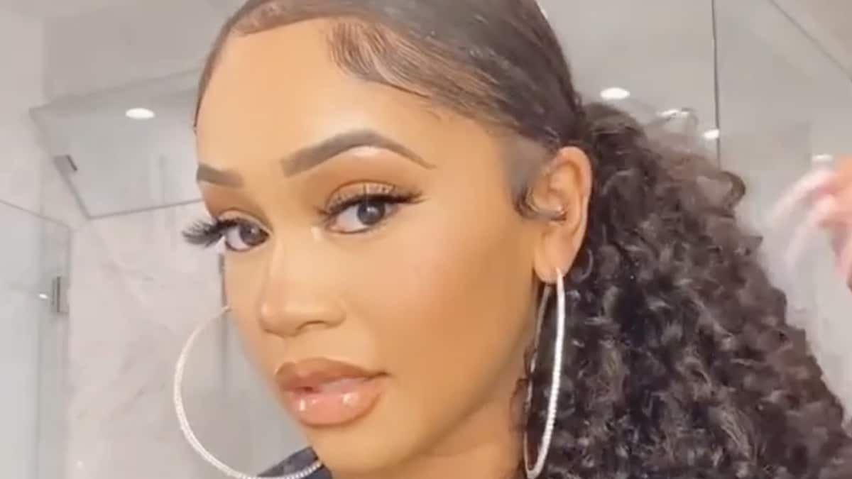 Saweetie celebrates first show of the year sponsored by Champion