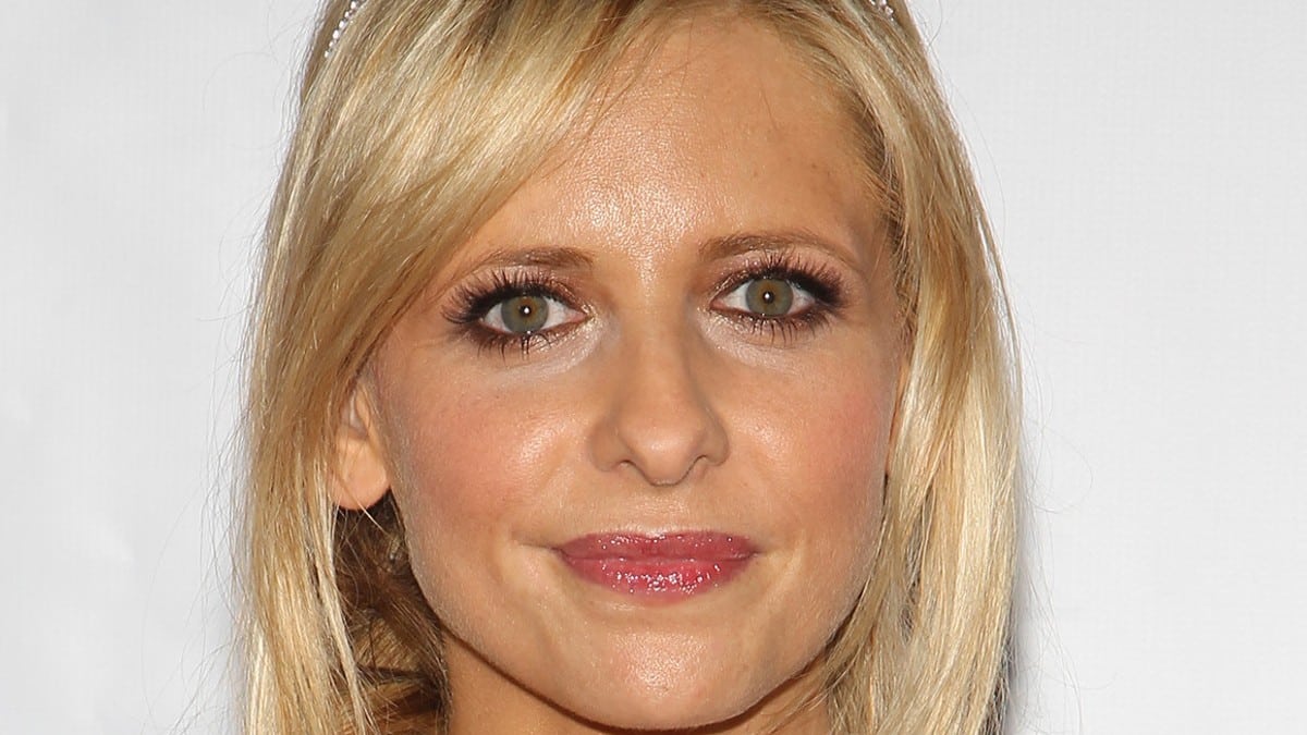 Sarah Michelle Gellar smiling for the camera