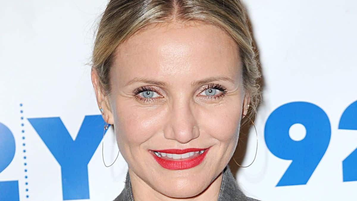 Cameron Diaz in a pace boat whereas filming Again in Motion