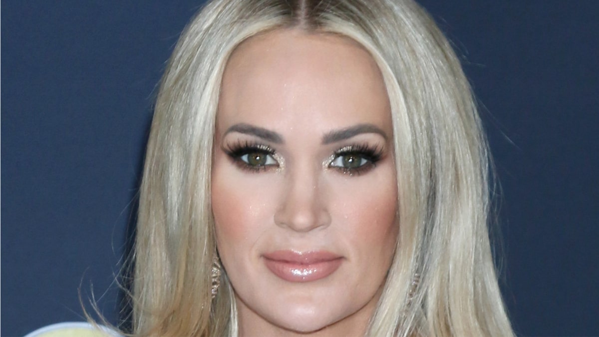 Carrie Underwood pictured close up