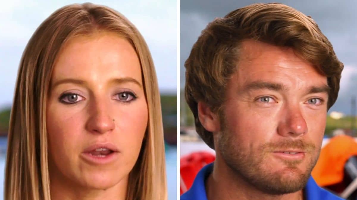 Katie Glaser and Ross McHarg from Below Deck Season 10