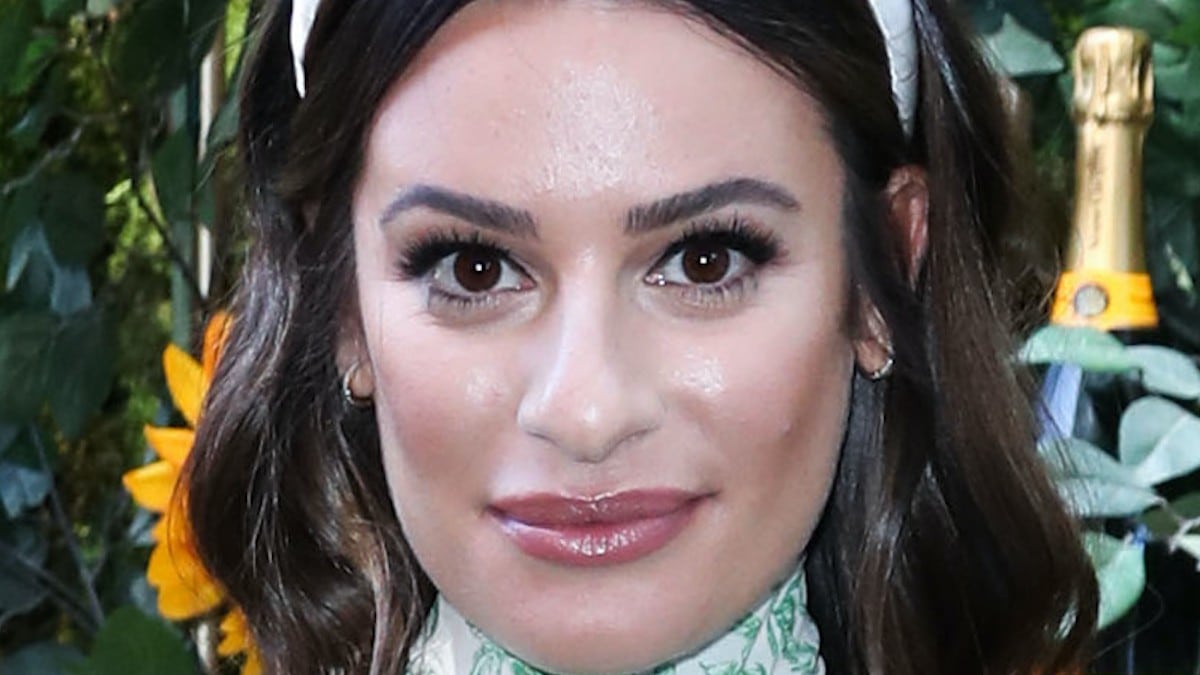 Lea Michele is gorgeous in all white for Michael Kors at New York Trend Week