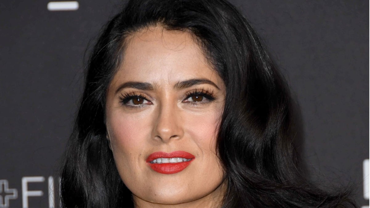 Salma Hayek shares BTS from British GQ shoot as she promotes Magic Mike’s Final Dance